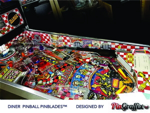 Diner Pinball Machine Custom PinBlades®
