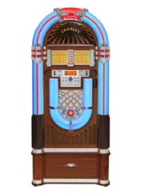 iJuke Bluetooth Deluxe Full Size Jukebox - Walnut