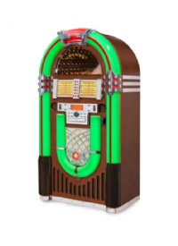 iJuke Bluetooth Deluxe Full Size Jukebox - Walnut