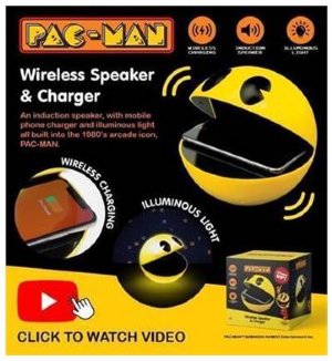 Pac-Man Wireless Speaker & Charger